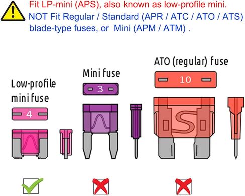 MuHize Micro2 Fuse Tap - Upgraded ATR Blade Fuse Holder(2024 New), 12V Car Add-a-Circuit Fuse Tap Adapter with 10 Pcs 5 Amp Micro2 Blade Fuses Kit in Kuwait