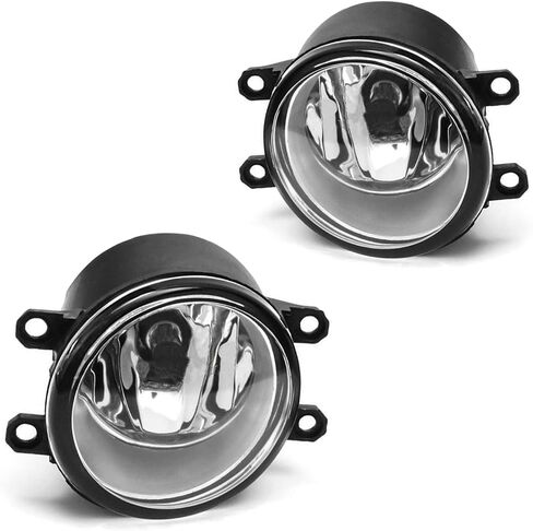 Driving Fog Lights Lamps Replacement for Toyota Camry 2007 2008 2009 with H11 12V 55W Halogen Bulbs & Universal Switch and Wiring Kit (Clear Lens) in Saudi Arabia
