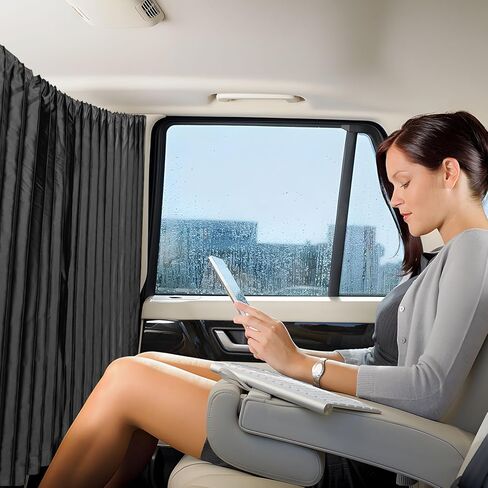 ستارة خصوصية السيارة من MOVINPE، ظل مقسم مغناطيسي - حماية من الأشعة فوق البنفسجية، شاشة الخصوصية، وستائر النوم للسفر والتخييم - سهلة التركيب وقابلة للإزالة in Kuwait