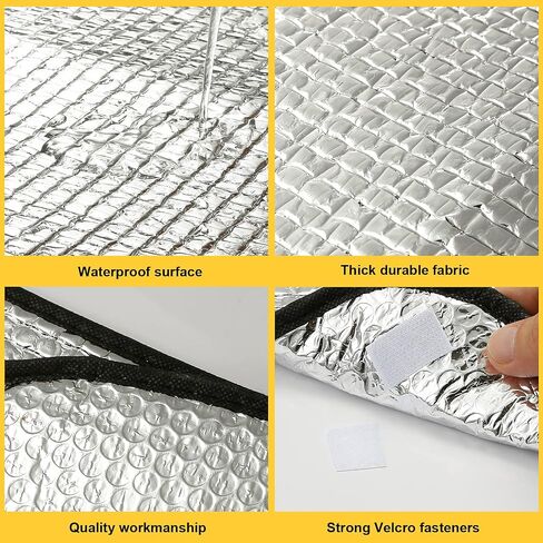 RVNOVUS RV Window Shade - 16X25 Sun Shield Solar Entry Door Window Cover for Trailer Camper Windows in Saudi Arabia