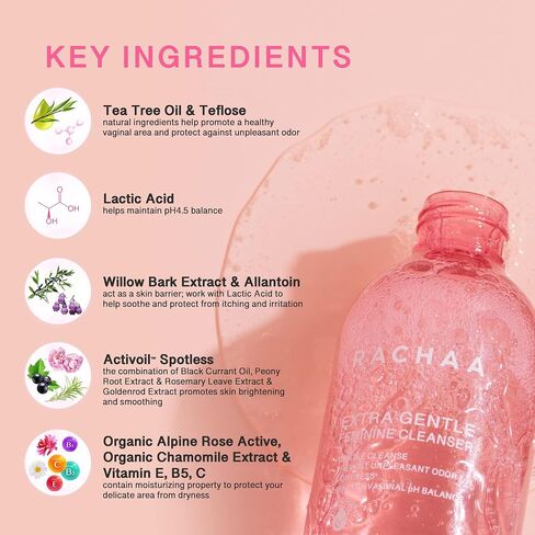 Feminine Wash for Women, Lightening and Moisturizing, pH Balance Intimate Wash with Tea Tree Oil and Lactic Acid, 6.76 Fl Oz in Saudi Arabia