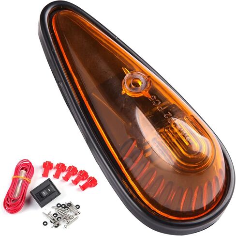 5 قطع من أضواء علامة الكابينة على شكل دمعة كهرمانية 9 مصابيح LED لاستبدال منزل متنقل RV أمامي على شكل دمعة سقف الكابينة أعلى علامة التخليص أضواء التشغيل فان شاحنة بيك اب مقطورة شبه أضواء مع أسلاك ومجموعة تركيب in Kuwait