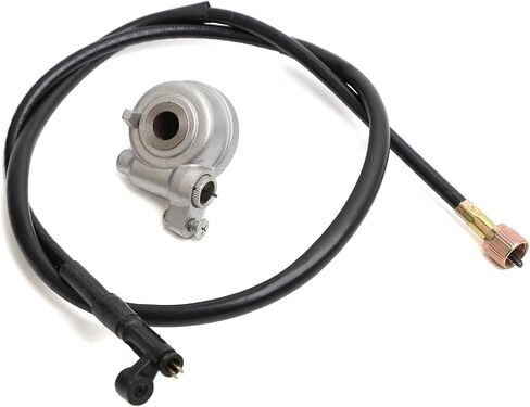 Minho Motorcycle Speedometer Drive Gear with Cable Kit 12mm Axle Hole Scooter Speedometer Drive Gear with E-100cm Speedometer Line Fit for Chinese GY6 Scooter Mopeds Parts in Saudi Arabia