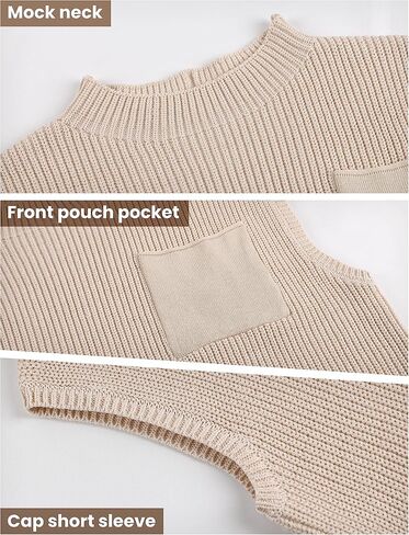 طقم سترة نسائي مكون من قطعتين من Lentta بلوفر محبوك وبنطلون عالي الخصر مع جيوب in Kuwait