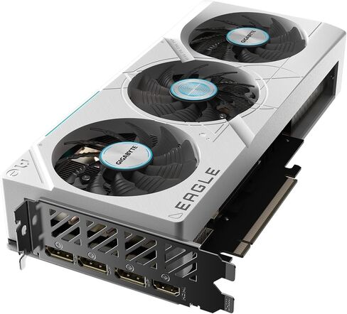GIGABYTE GeForce RTX 4070 Super Eagle OC ICE 12G Graphics Card, 3X WINDFORCE Fans, 12GB 192-bit GDDR6X, GV-N407SEAGLEOC ICE-12GD Video Card in Saudi Arabia