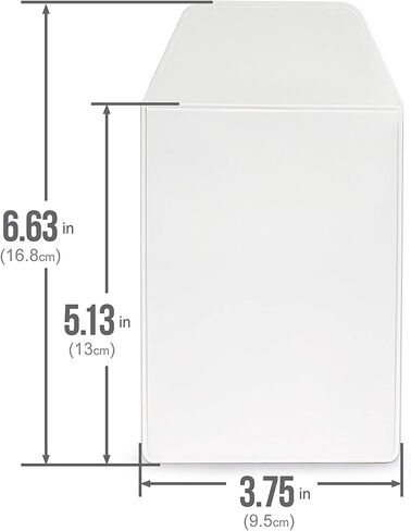 5x Flat White Flappy Super Duper Thick Pocket Protectors - Ideal for shirts and lab coat front pockets - Hold Pens, Cards, Notebooks in Saudi Arabia