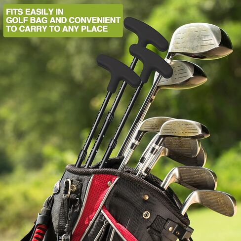 مضرب جولف صغير من Asyxstar - مضارب جولف للرجال الذين يستخدمون اليد اليمنى أو مضرب الجولف باليد اليسرى للأطفال والنساء مجموعة نوادي الجولف الصغيرة - مضارب جولف قابلة للتعديل في اتجاهين مع 5 كرات لممارسة الجولف in Kuwait