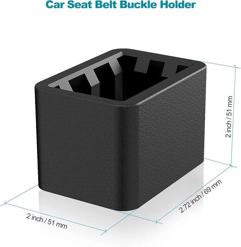 مجموعة من قطعتين من حامل إبزيم حزام مقعد السيارة من Leoenir. حامل حزام الأمان - مادة سيليكون متينة in Kuwait