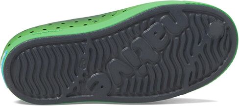 Native Shoes Kids Jefferson Sugarlite Ombre (Big Kid) - Perforated EVA Upper - Round Toe - Slip-on Style Gravity Grey/Grasshopper Green/Gravity Grasshopper Ombre 2 Little Kid M in Saudi Arabia