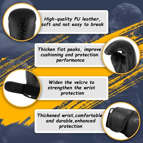 Kids Boxing Glove 4oz 6oz, Youth, Boys and Girls Training Sparring Gloves for Punching Bag, Kickboxing, Muay Thai, MMA, Gift for Children in Saudi Arabia