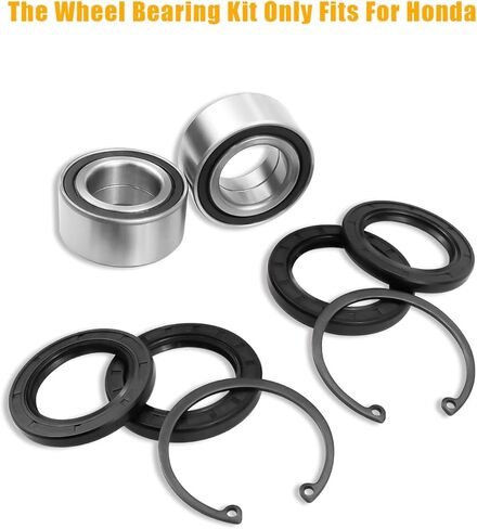 استبدال أختام محامل العجلات الأمامية 91051-HC5-003 91051-HC5-004 تناسب Honda RX420 2007-2014 مع 4 قطع من ختم الغبار (40x58x7)، قطعتين من ختم الزيت (38x50x6)، قطعتين من مشبك إحكام (50 مم) in Saudi Arabia