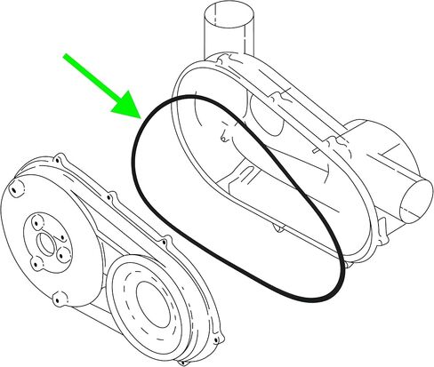 AppliaFit Outer Clutch Cover Seal Compatible with Polaris 5521831 for Select Polaris ACE, General, Ranger and RZR ATVs (1-Pack) in Saudi Arabia