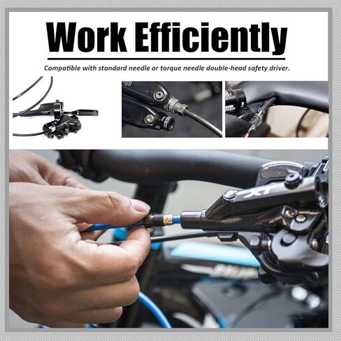 مجموعة فرامل الدراجة المكونة من 10 قطع من Keadic تتضمن فرجار فرامل على شكل حرف V، ورافعة فرامل مقود من سبائك الألومنيوم مقاس 22 مم، وكابلات خط فرامل أمامية وخلفية لركوب الدراجات على الطرق الجبلية MTB in Kuwait