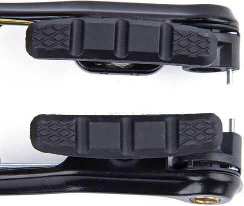 مجموعة فرامل الدراجة، مجموعة فرامل على شكل حرف V سوداء أمامية وخلفية للدراجة باللون الأسود، تتضمن رافعة فرجار الفرامل ومجموعة مبيت كابل الفرامل in Kuwait