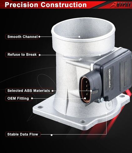 Mass Air Flow Sensor Meter [4-Pins] Compatible for:-Ford Ranger 1992 1993 1994 1995, Aerostar 1993-1995 & Mazda B3000 1994-1994, V6 3.0L, Replace# F37F12B579D, F27F12B579BB in Saudi Arabia