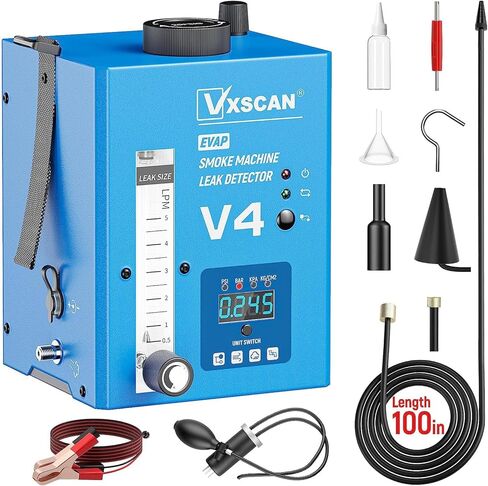 جهاز دخان EVAP للسيارات، جهاز اختبار كشف تسرب الفراغ التشخيصي، كاشف تسرب أنبوب الوقود ثنائي الوضع مع مقياس الضغط ومقياس تدفق الهواء للدراجات النارية/السيارة/الشاحنة/القارب in Kuwait