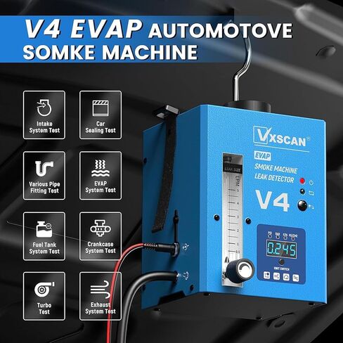 جهاز دخان EVAP للسيارات، جهاز اختبار كشف تسرب الفراغ التشخيصي، كاشف تسرب أنبوب الوقود ثنائي الوضع مع مقياس الضغط ومقياس تدفق الهواء للدراجات النارية/السيارة/الشاحنة/القارب in Kuwait