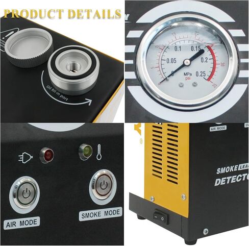 أداة كشف تسرب السيارات من Solary، ماكينة دخان السيارة ذات الوضع المزدوج DC12V، جهاز اختبار تسرب EVAP مع مقياس الضغط لجميع المركبات in Kuwait