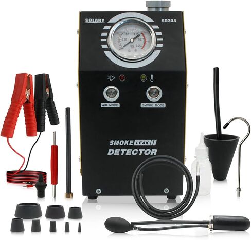 أداة كشف تسرب السيارات من Solary، ماكينة دخان السيارة ذات الوضع المزدوج DC12V، جهاز اختبار تسرب EVAP مع مقياس الضغط لجميع المركبات in Kuwait