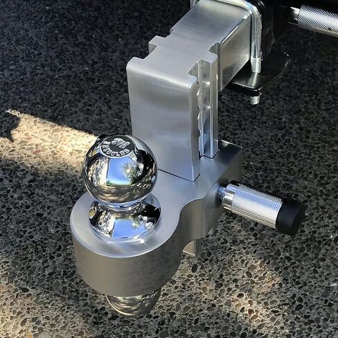 Adjustable Trailer Hitches, 6-Inch Drop/Rise Aluminum Drop Hitch, Dual Ball (2" X 2-5/16"), 12,500 LBS GTW-Tow Hitch for Heavy Duty Truck with Double Locks, Fits 2-Inch Receiver in Saudi Arabia