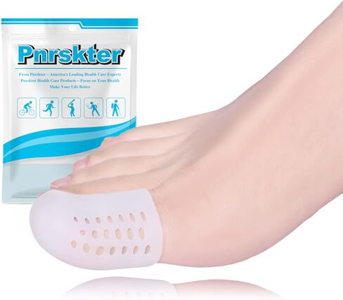 Toe Sleeves, Toe Protectors, (14pcs) Silicone Toe Sleeves Open Toe Tubes for Blisters, Corns, Calluses, Hammer Toes, Rubbing, and Ingrown Toenails (3 pairs Large + 4 pairs Medium) in Saudi Arabia