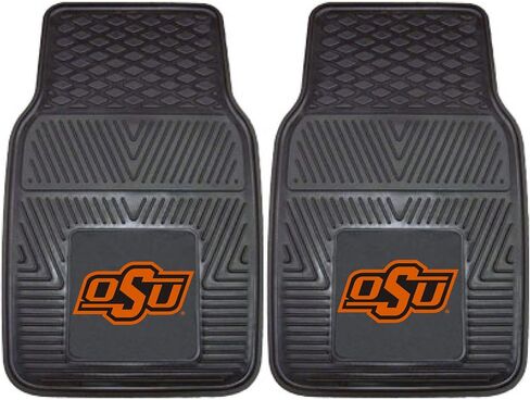 سجادة FANMATS NCAA Oklahoma State University Cowboys المصنوعة من الفينيل، باللون الأسود، 14 بوصة × 17 بوصة in Kuwait