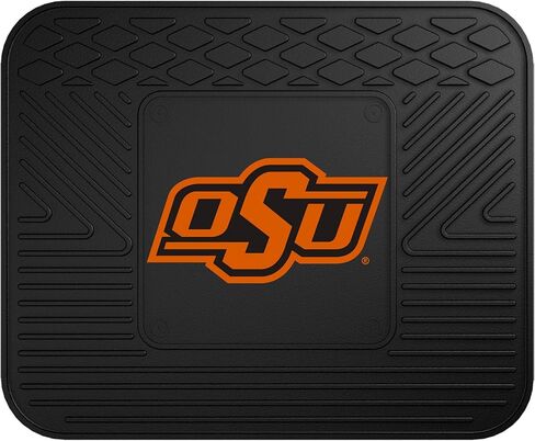 FANMATS NCAA Oklahoma State University Cowboys Vinyl Utility Mat, Black, 14"x17" in Kuwait