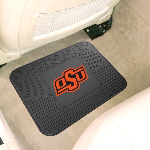 FANMATS NCAA Oklahoma State University Cowboys Vinyl Utility Mat, Black, 14"x17" in Kuwait