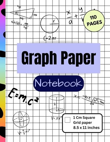 Graph Paper Notebook 1 Cm Square Grid paper: 1 Cm Grid Paper,1 Cm Graphing Paper, 1 Cm Square Graph Paper,Squared Graphing Paper. in Saudi Arabia