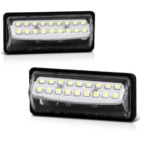 مصباح لوحة ترخيص LED كامل من VIPMOTOZ متوافق مع Nissan Altima Maxima Murano Rogue Select Sentra Versa Note Pathfinder Quest Infiniti JX35 QX56 QX60 QX80، مصباح علامة بيضاء 6000K = in Kuwait