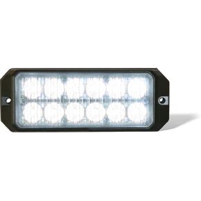Buyers Products 8891702 Surface Mount 12-LED Strobe Light, Amber/Clear