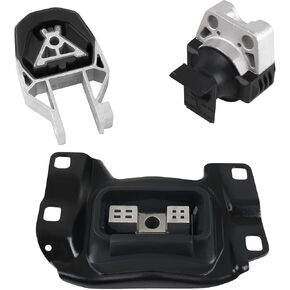 Engine Mount & Trans Mount Rear & Front Kit 3Pcs Replacement for Ford Focus 2.0L L4 2012-2018 A5646 AV6Z6038A A5612 AV6Z6068A A5520 CV6Z6068A