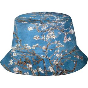 Van Gogh Bucket Hats for Women Men Fashion Summer Fisherman Cap Travel Beach Hat Packable Sun Hat