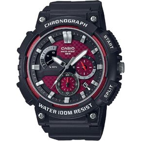 Casio MCW200H Series | Men’s Analog Watch |100M WR | Retrograde Chronograph | 1 Second Stopwatch | Date Display | Multi Dial | Resin Glass | Resin Case | Resin Band | 3 Year Batt