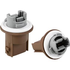 2-Pack Turn Signal Socket Pigtail Connector with Wire Harness Compatible with Ford F-150 F-250 Focus Mustang Lincoln MKZ Navigator Mercury 2003-2019, Replace YF1Z13411CA
