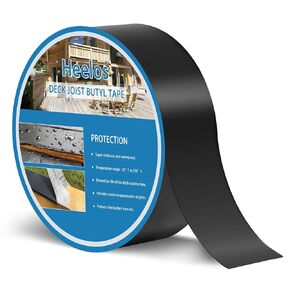 Butyl Adhesive Joist Tape 2''x50', 1 Pack Joist Tape for Decking Protection, Waterproof Joist Tape- Ideal for Wood & Metal, Outdoor Construction Use