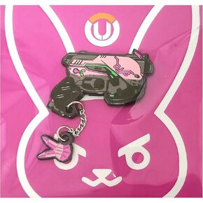 pinupper Overwatch D.VA pistol Lapel Enamel pin