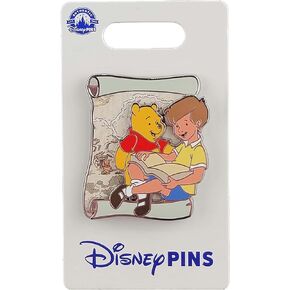 Disney Pin - Winnie the Pooh - Map Scroll - Pooh and Christopher Robin
