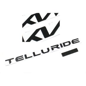 4PC Matte Black Front Rear XPRO Telluride Emblems Fit 2023+ Telluride (Matte Black)
