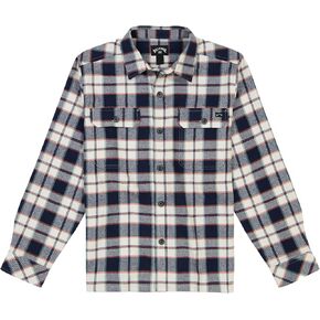 Billabong Boys' Long Sleeve Button-Down Flannel Shirt