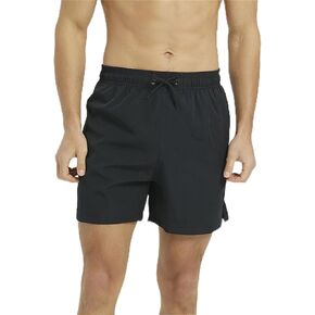 Men's Solid Gym Workout 5 inch Inseam Shorts Split Hem Track Shorts with Pockets