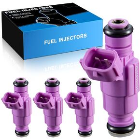 3531037170 1.6L L4 Fuel Injectors Fit For:-Hyundai Accent 2006-2011 For:-Kia Rio 2009 2010 2011, Rio5 2009 2010 2011 1.6L L4, Replacement FJ989, 35310-37170 (Set of 4)