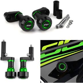 Motorcycle Frame Sliders Fit For Ka.wasaki Ninja500 ABS | SE | KRT 2024 2025 | Ninja400 2018-2024 + Anti-collision Ninja 400 500 Falling Protect Ninja500 Crash Sliders Protect Accessories BK