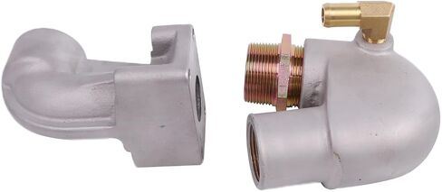 Stainless Steel Exhaust Mixing Elbow 124070-13520 Compatible with Yanmar 1GM 2GM 1GM10 3GM30 3HM 3HM35F 2GMF 3HMF 3GNF 2GM20 2GM30 2GM20F 3GM30F 2GM20C 3GM10 3GMD in Saudi Arabia