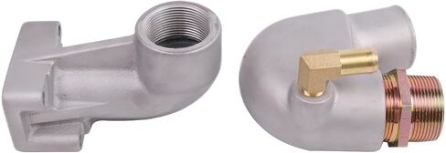 Stainless Steel Exhaust Mixing Elbow 124070-13520 Compatible with Yanmar 1GM 2GM 1GM10 3GM30 3HM 3HM35F 2GMF 3HMF 3GNF 2GM20 2GM30 2GM20F 3GM30F 2GM20C 3GM10 3GMD in Saudi Arabia