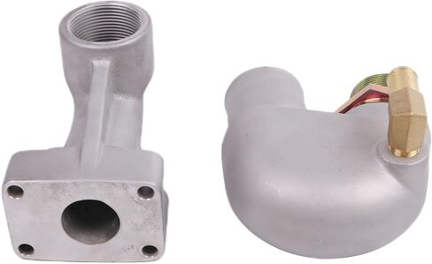 Stainless Steel Exhaust Mixing Elbow 124070-13520 Compatible with Yanmar 1GM 2GM 1GM10 3GM30 3HM 3HM35F 2GMF 3HMF 3GNF 2GM20 2GM30 2GM20F 3GM30F 2GM20C 3GM10 3GMD in Saudi Arabia