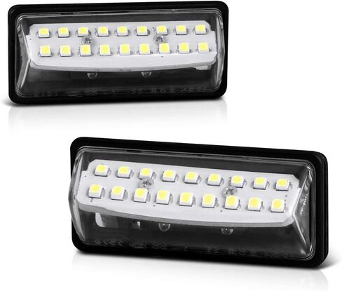 مصباح لوحة ترخيص LED كامل من VIPMOTOZ متوافق مع Nissan Altima Maxima Murano Rogue Select Sentra Versa Note Pathfinder Quest Infiniti JX35 QX56 QX60 QX80، مصباح علامة بيضاء 6000K = in Kuwait
