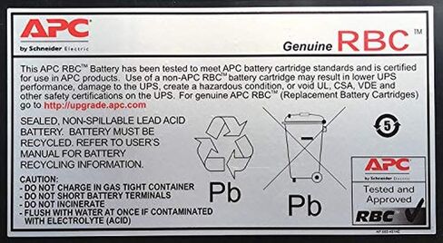 استبدال بطارية UPS APC، APCRBC123، لموديلات APC UPS BR1000G، BX1350M، BN1350G، BX1000G، BX1300G، SMT750RM2U، SMT750RM2UC، SMT750RM2UNC، SMT750RMI2U، SMT750RMI2UC، SMT750RMI2UNC in Saudi Arabia