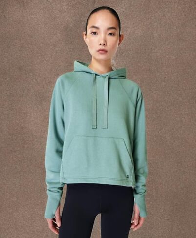 Sweaty Betty Women's Revive Lounge Cropped Hoodie Sweatshirt in Saudi Arabia