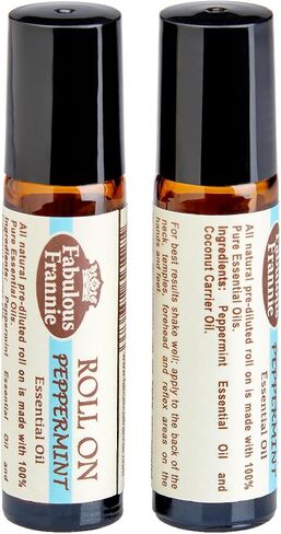 Fabulous Frannie Tension Pre-Diluted Essential Oil Roll-On Ready to use! 100% Pure Essential Oils Diluted in Fractionated Coconut Oil 10 ml in Saudi Arabia